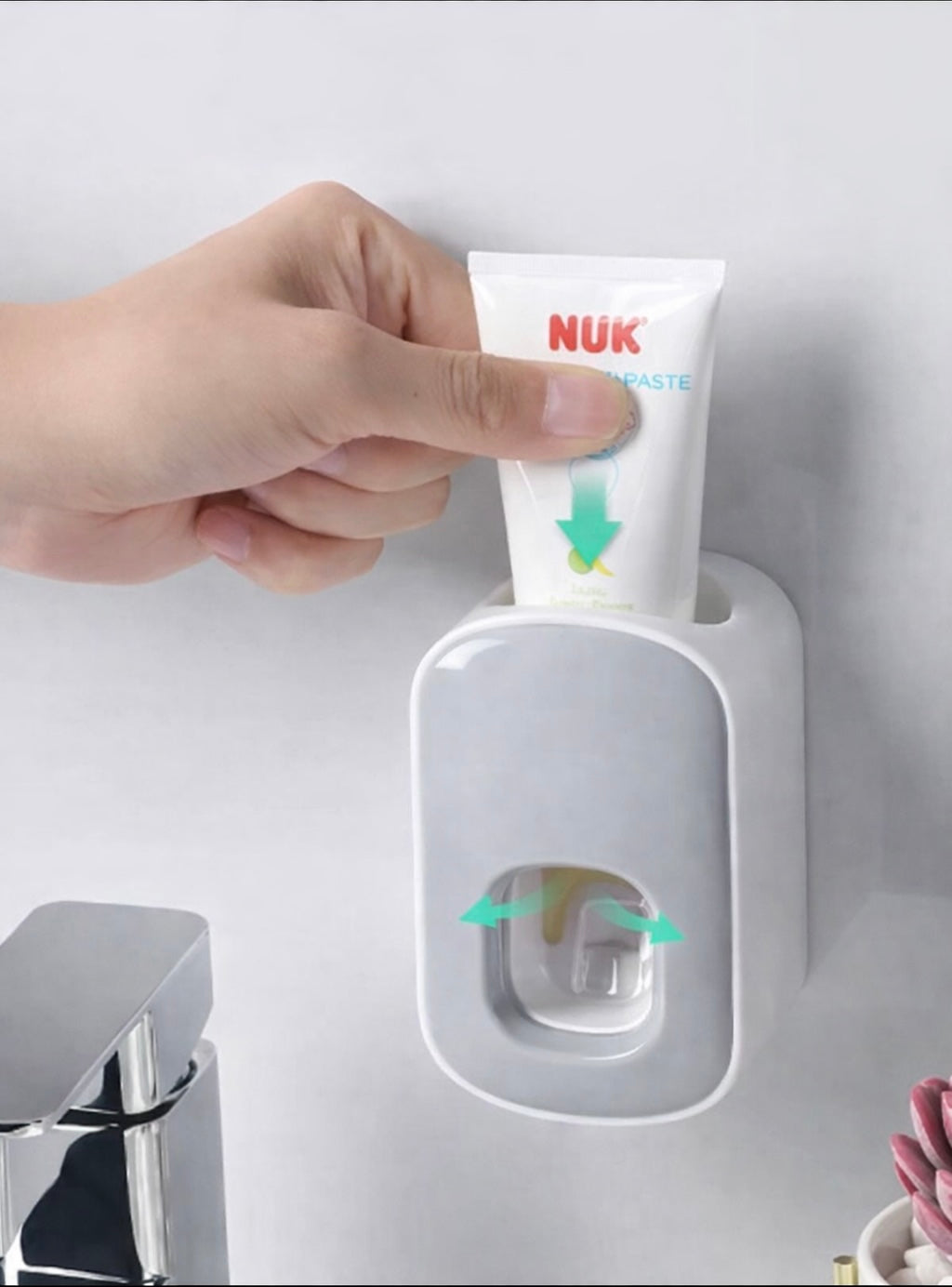 Automatischer Zahnpasta-Spender - Hygienisch & ohne Bohren